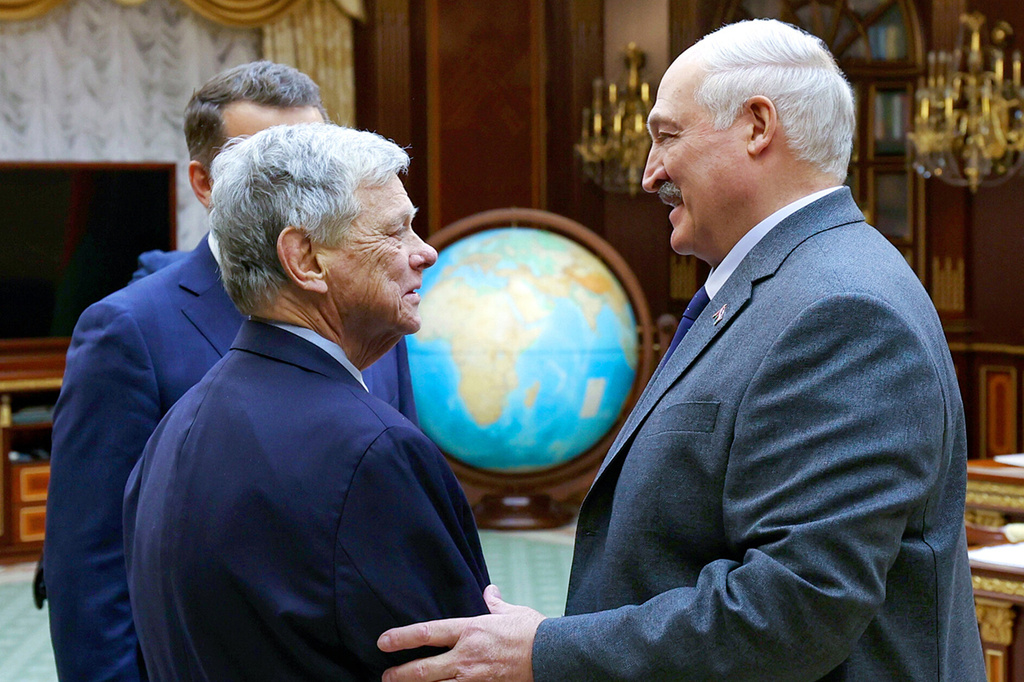 Belarus leader hosts US envoy as he seeks to improve his country’s ties with the West