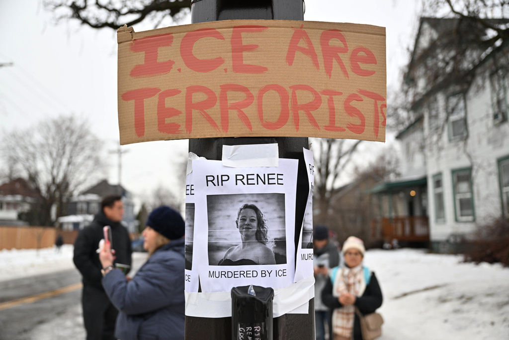 Wife of Minnesota woman killed in ICE shooting: ‘We had whistles. They had guns’