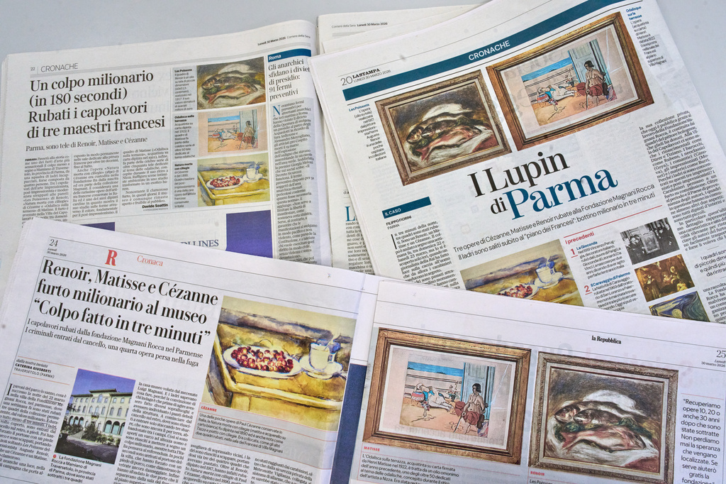 Thieves steal paintings by Renoir, Cézanne and Matisse from a private museum in...