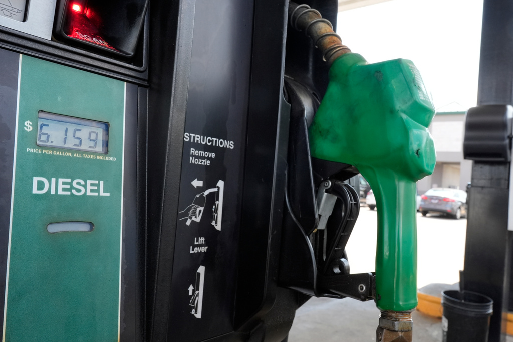 Diesel prices soar past $6 a gallon, deepening strain for hauling everyday goods